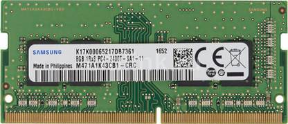 samsung pc4 19200 1 2v ddr4 8 gb single channel laptop m471a1k43cb1 crc ddr4 2400t 1rx8 laptop ram
