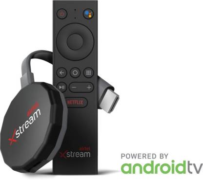 Airtel Xstream Smart Stick Media Streaming Device with built-in Chromecast