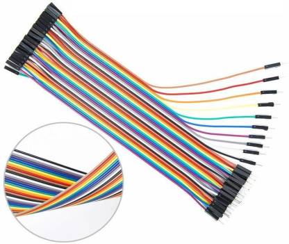 Tech-X Jumper Wire Connector Ribbon Cables Kit PCB Cable Male to Male 40 pc  Interconnect Electronic Hobby Kit Price in India - Buy Tech-X Jumper Wire  Connector Ribbon Cables Kit PCB Cable
