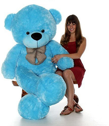 chamify 6 FEET BLUE TEDDY BEAR - 72 