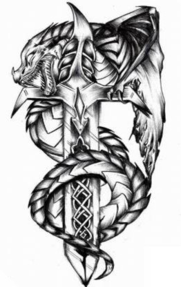 Chinese Dragon Snakes Xenodermus Drawing Black And White  Tree  Temporary Tattoo Joint Visual Arts Snakes Dragon Xenodermus png   PNGWing