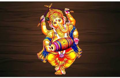 Ganpati Wallpaper photo paper Poster Full HD Without Frame Photographic  Paper - Religious posters in India - Buy art, film, design, movie, music,  nature and educational paintings/wallpapers at 