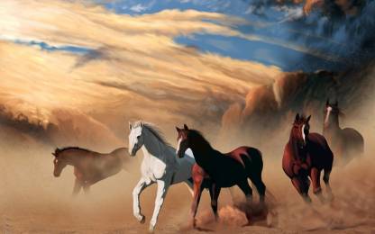 Horse Wallpaper photo paper Poster Full HD Without Frame for Living  Room,Bedroom,Office,Kids Room,Hall,Home Decor | (13X19) Photographic Paper  - Animals posters in India - Buy art, film, design, movie, music, nature and