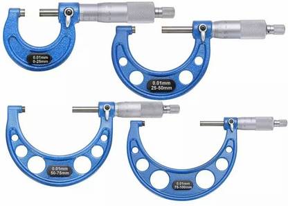 Aohi WXQ-XQ 0-75MM 0.01 Precision Micrometer Screw Gauge Screw-Thread Outside Micrometer Measuring Tool Color : 30020009 0 25MM Aohi WXQ-XQ 0-75MM 0.01 Precision Micrometer Screw Gauge Screw-Thread Outside Micrometer Measuring Tool Color : 30020009 0 25MM