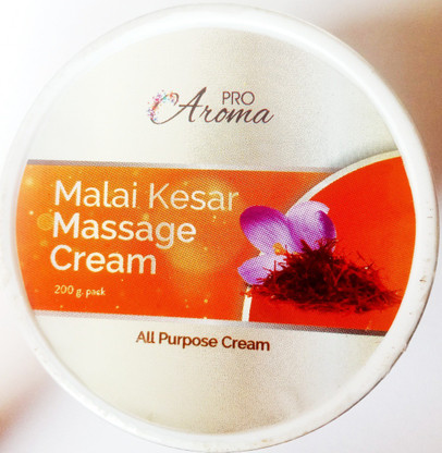 aroma leaf malai kesar massage cream
