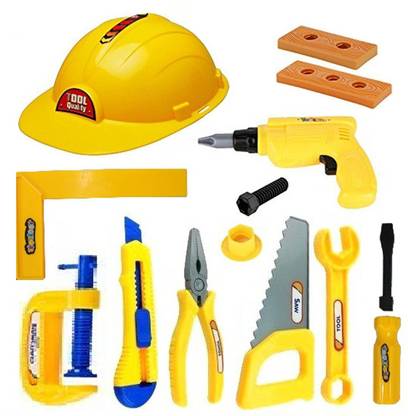 Indusbay Toy Set For Kids Boys 13 Piece Engineering Workshop Tool Kit Toy Set For Kids Boys 13 Piece Engineering Workshop Tool Kit Buy Tools Toys In India