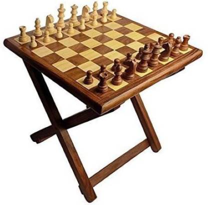 Kesha Spree Wooden Table Chess, 12-inch (Multicolour) - Premium Quality 30.48 cm Board - Buy Kesha Spree Wooden Table Chess, 12-inch (Multicolour) - Premium Quality 30.48 cm Chess Board Online at