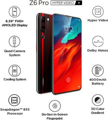 Best Gaming Phones to buy in this Flipkart’s “The Big Billion Days” Sale. 5 Lenovo Z6 Pro (Black, 128 GB)