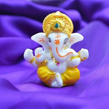 Miss Peach Handcrafted Lord Ganesha Idols For Home Decor Meditating Ganesh Ganesha Idol For Car dashboard idol ideal for worship, gifting and showcase decoration shining, attractive & crystal clear look purely handmade artistic work using high quality. miss peach handcrafted lord ganesha idols for home decor meditating ganesh ganesha idol for car dashboard gifts and home ganesha statue in religious
