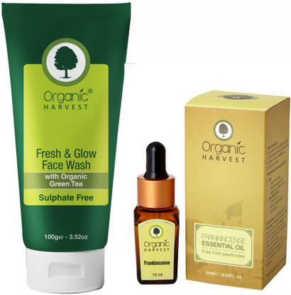 organic harvest fresh and glow face wash