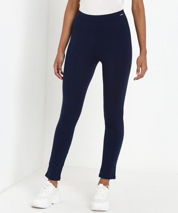 Buy VAN HEUSEN Dark Blue Tregging 