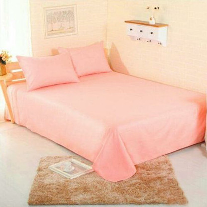 SANJAS 150 TC Cotton Double Solid Flat 
