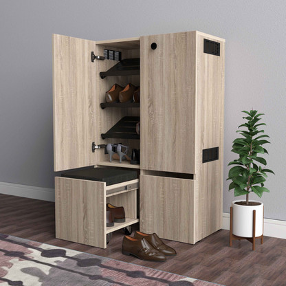 flipkart shoe rack wooden