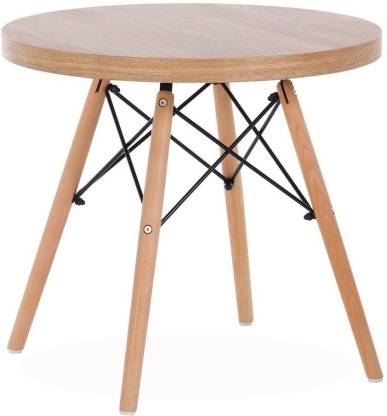 Finch Fox Replica Wooden Round Coffee, Round Table For 2