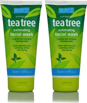 formulas Australian Tea Tree Exfoliating Facial Wash Combo Face Wash - Price in India, Buy Beauty formulas Tea Tree Exfoliating Facial Wash Combo Wash Online In India, Reviews, Ratings