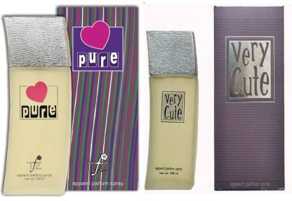 tfz Pure and Very Cute Perfume 100ML Each (Pack of 2) Eau de Parfum  -  200 ml