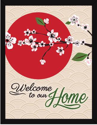 Welcome To Our Home Quotes Imgmc – 'Welcome To Our Home' - 'Motivational Quote' Synthetic Wood Art  Painting For Home & Wall Decor Paper Print - I M Global Media &  Communication Posters - Quotes & Motivation