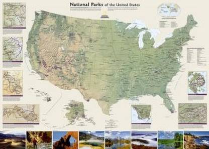 Map Of The United States National Parks