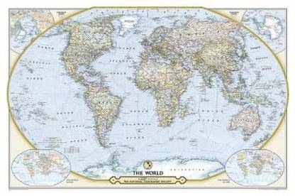 National Geographic World Map