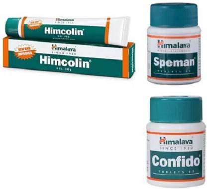 himalaya herbals himcolin gel and speman with confido tablet
