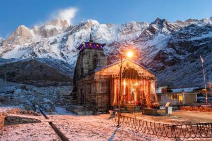 Kedarnath-Temple Art Wall Poster Without Frame (Paper; Multicolour; 12x18  Inch) Paper Print - Quotes & Motivation posters in India - Buy art, film,  design, movie, music, nature and educational paintings/wallpapers at  