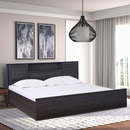 Wenge Color Bolton Engineered Wood King Box Bed