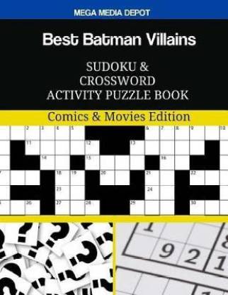 Best Batman Villains Sudoku and Crossword Activity Puzzle Book: Buy
