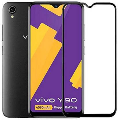 YMYTE Edge To Edge Tempered Glass for Vivo Y90