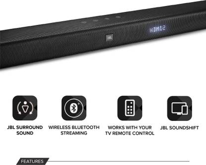 JBL BAR21 Dolby Digital with Wireless Subwoofer Bluetooth Soundbar