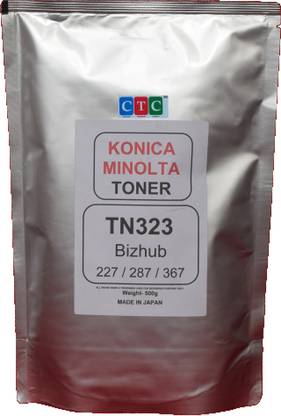 Ctc Original Konica Minolta Tn323 Bizhub 227 287 367 500g Special Toner Powder Black Ink Toner Powder Ctc Flipkart Com
