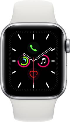 Apple Watch Series 5 GPS 40 mm Silver Aluminium Case with White Sport Band