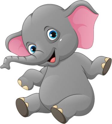 god & god's Modern Art Baby Elephant 302 45 cm Self Adhesive Sticker Price  in India - Buy god & god's Modern Art Baby Elephant 302 45 cm Self Adhesive  Sticker online at 