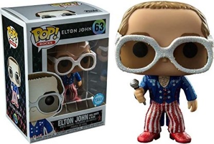 Elton John Red Elton John Funko Pop! Vinyl Figur White & Blue  63 
