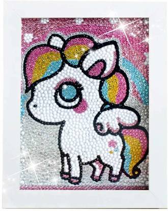 House Of Queens Unicorn Pony Diamond Painting For Kids Unicorn Pony Diamond Painting For Kids Buy Unicorn Horse Toys In India Shop For House Of Queens Products In India Flipkart Com