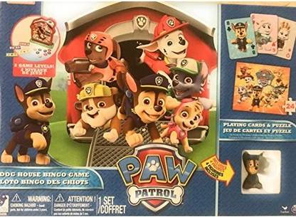 Nick Jr Nickjr Paw Patrol Dog House Bingo Party Fun Games Board Game Nickjr Paw Patrol Dog House Bingo Shop For Nick Jr Products In India Flipkart Com