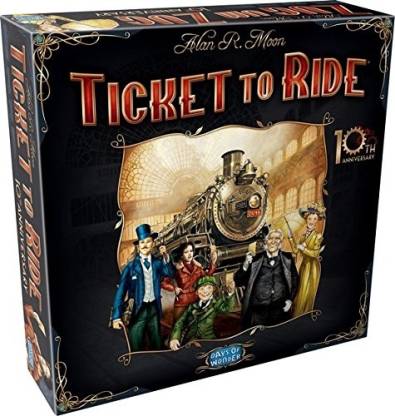 Days Of Wonder Ticket To Ride 10Th Anniversary Edition Educational ...
