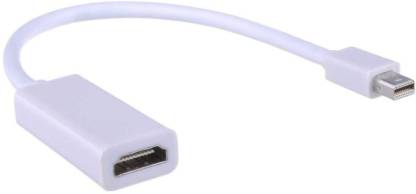 Thunderbolt 2 Port Compatible Mini DP | mDP BlueRigger Mini DisplayPort 0.15M - Thunderbolt to DVI Female Adapter Cable 