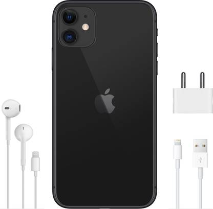 Apple iPhone 11 (Black, 64 GB)