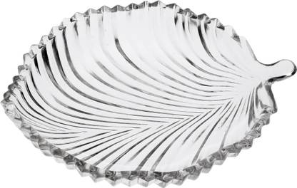 Somil New Design Leave Shape Glass Plate Microwave Safe Plate Price In India Buy Somil New Design Leave Shape Glass Plate Microwave Safe Plate Online At Flipkart Com