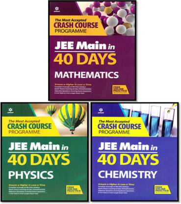 Arihant 40 Days Jee Mains 3 Books Set Math Phy Chem Crash Course 2019 20 Buy Arihant 40 Days Jee Mains 3 Books Set Math Phy Chem Crash Course 2019 20 By Arihant Expeart Team At Low Price In India Flipkart Com