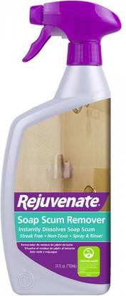 REJUVENATE Soap Scum Remover - Scrub Free Liquid Toilet ...
