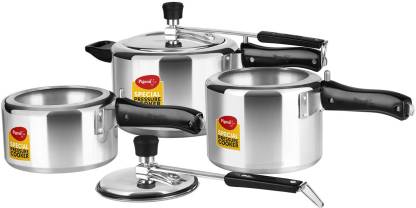 Pressure Cooker Combos (2,3,5 L) from Rs 499 (Pigeon, Butterfly, Wonderchef)	 at Flipakrt