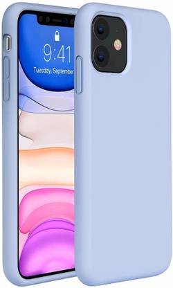 Midkart Back Cover For Iphone 11 19 6 1 Light Purple Liquid Silicone Case Soft Microfiber Lining 360 Protection Midkart Flipkart Com