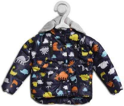 DONUTS Full Sleeve Graphic Print Baby Boys Jacket