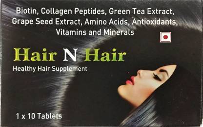 HAIR N HAIR (Biotin , Amino Acids, Vitamins) (10 x 3 = 30 tab) Price in  India - Buy HAIR N HAIR (Biotin , Amino Acids, Vitamins) (10 x 3 = 30 tab)  online at 
