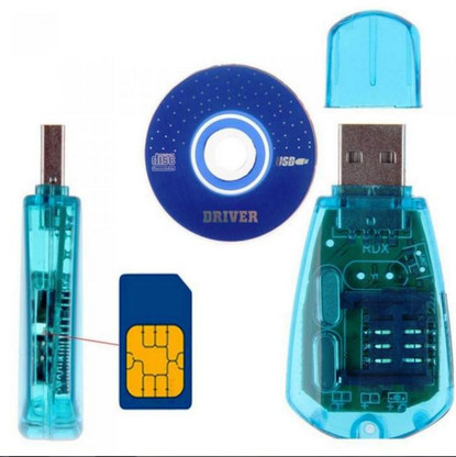 how to use sim card reader