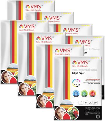 VMS Imperial Photo Paper High Glossy (8 x 20 sheets) Unruled A4 260 gsm Inkjet Paper
