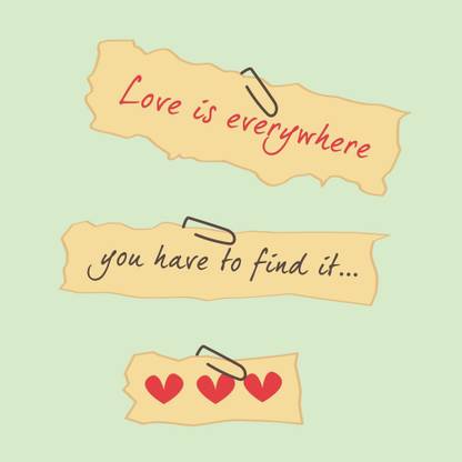 Love Is Everywhere Sticker Poster Quotes Love Educational Motivational Wall Sticker Poster Size12x18 Inch Paper Print Quotes Motivation Posters In India Buy Art Film Design Movie Music Nature And Educational Paintings Wallpapers At Flipkart Com