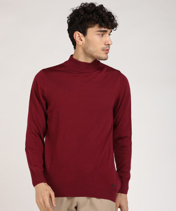 MONTE CARLO Turtle Neck Solid Men 