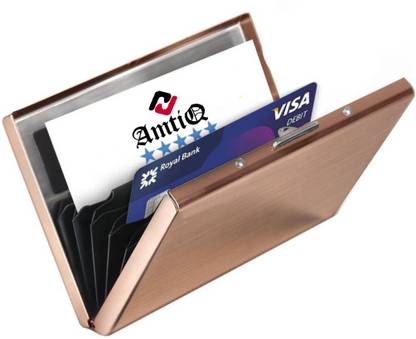 Flipkart.com | MSNL Waterproof Debit/Credit Golden Plain ATM 6 Card